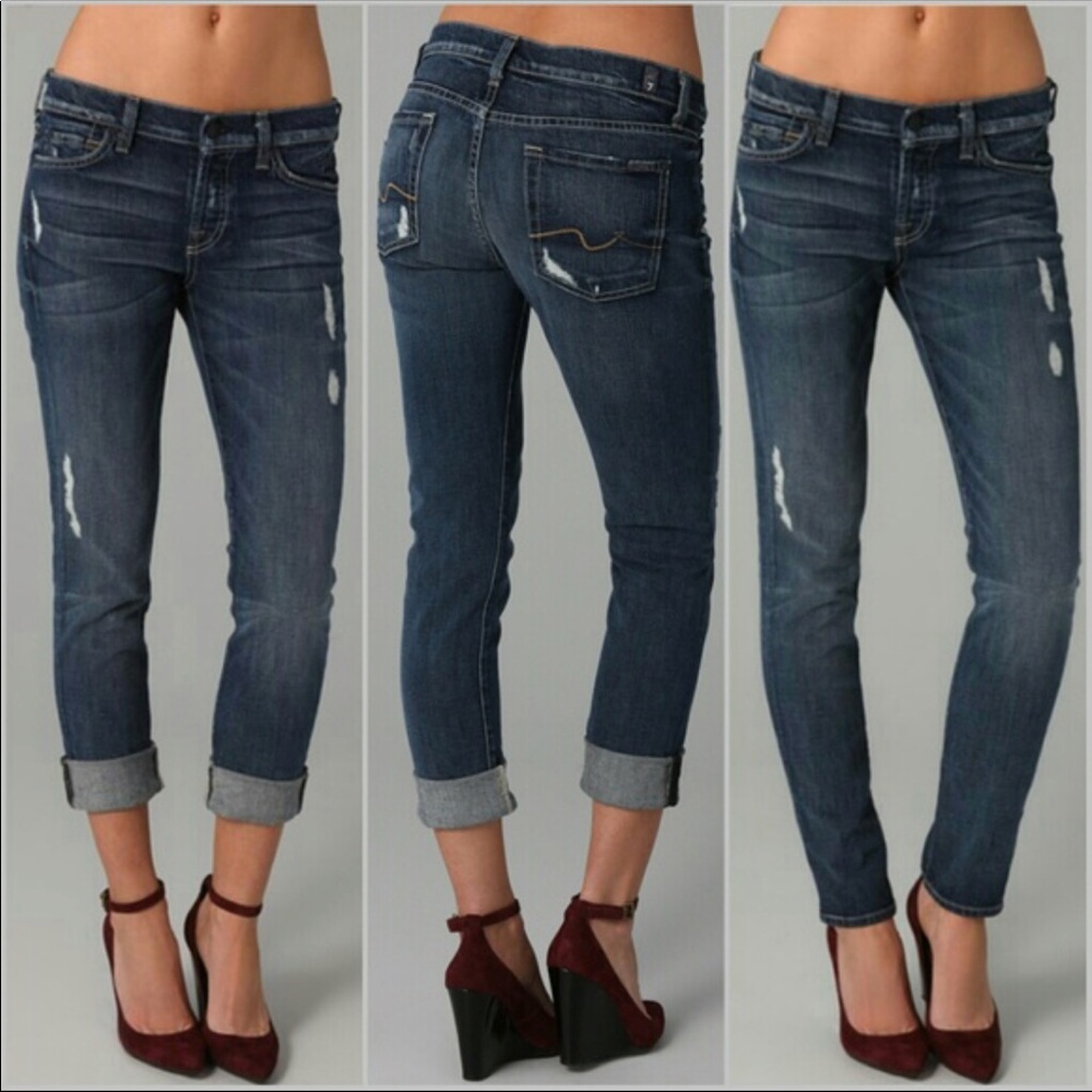 {7 For All Mankind} Josefina skinny boyfriend 25